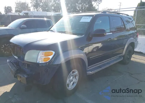 2002 Toyota Sequoia Sr5 V8 из США, поврежденный, VIN 5TDZT34A72S112166